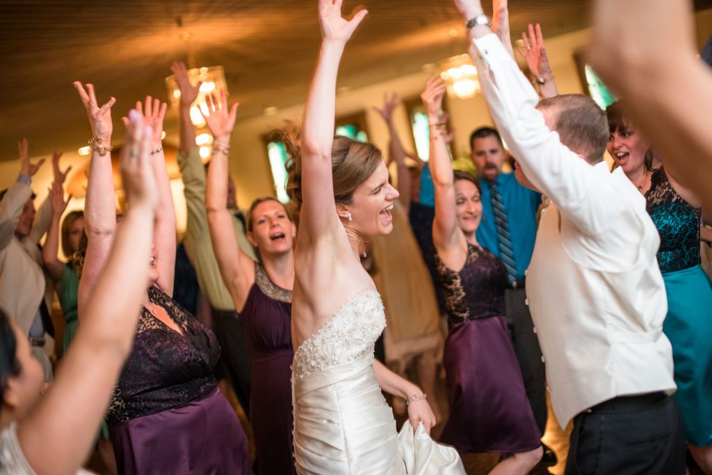 Bride and Groom Dancing