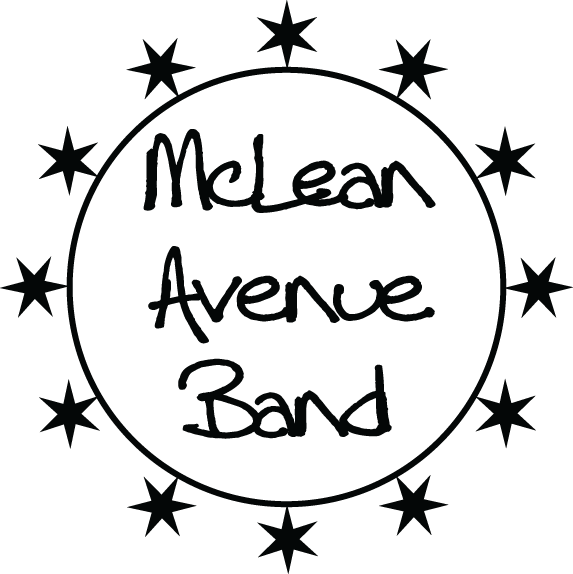 McLean Avenue Band Logo BLACK